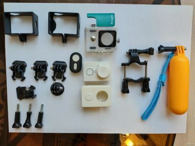 Лот: 13360407. Фото: 1. Xiaomi Yi Action Camera 2K + множество... Экшн камеры