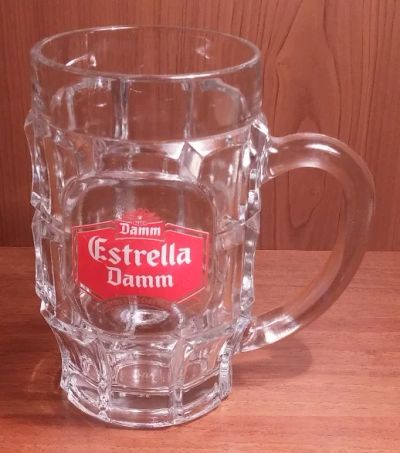 Лот: 7825875. Фото: 1. Кружка пивная "Estrella Damm... Кружки, стаканы, бокалы