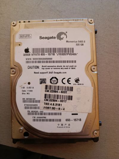 Лот: 19131304. Фото: 1. HDD 2.5" Seagate ST9320325ASG... Жёсткие диски (HDD)