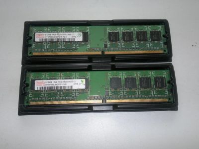 Лот: 5034967. Фото: 1. Оперативная память 1Gb (2шт. Hynix... Оперативная память
