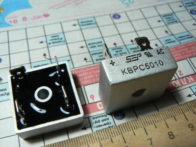 Лот: 11740718. Фото: 1. Выпрямитель (диодный мост) KBPC5010... Диоды и тиристоры