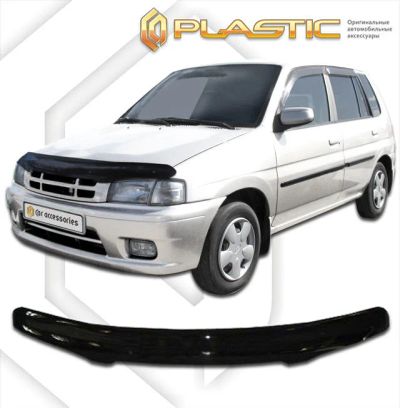 Лот: 13003819. Фото: 1. Дефлектор капота MAZDA DEMIO 1996-2002г. Детали тюнинга