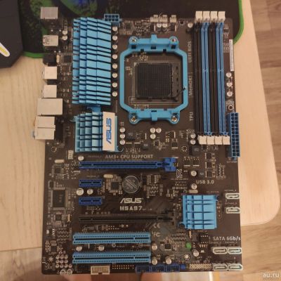 Лот: 18487288. Фото: 1. Asus m5a97 am3+ сокет. Материнские платы
