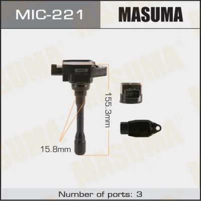 Лот: 18607352. Фото: 1. Катушка зажигания masuma cv37... Электрооборудование