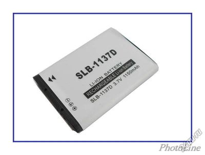 Лот: 5975604. Фото: 1. Аккумулятор SLB-1137D для Samsung... Аккумуляторы, зарядные