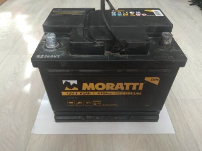 Лот: 15861888. Фото: 1. Аккумулятор б/у Moratti 62 Ач... Аккумуляторы