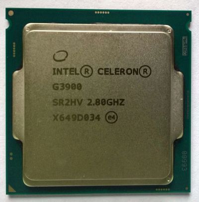 Лот: 19321016. Фото: 1. Celeron G3900 (2*2800MHz, Socket... Процессоры