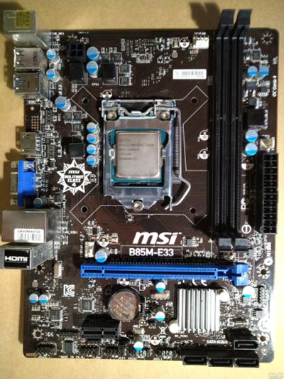 Лот: 18253440. Фото: 1. Комплект материнская плата MSI... Комплекты запчастей