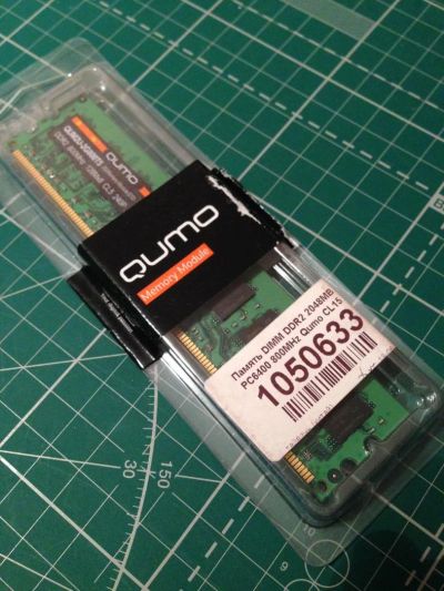 Лот: 9339674. Фото: 1. Оперативная память Qumo DDR2... Оперативная память