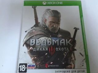 Лот: 6506945. Фото: 1. Диск от XBox One Ведьмак 3 , продам... Игры для консолей
