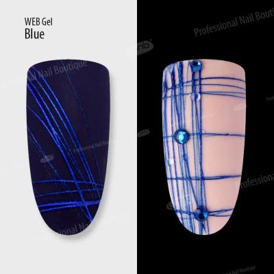 Лот: 9744905. Фото: 1. Гель-паутинка синяя Web Gel Blue... Украшения, дизайн ногтей