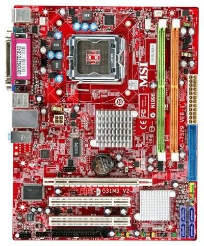 Лот: 2837515. Фото: 1. MSI G31M3. Материнские платы