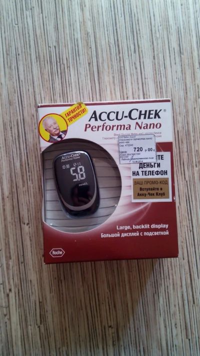 Лот: 5382902. Фото: 1. Глюкометр Accu-Chek Perfoma Nano. Оборудование