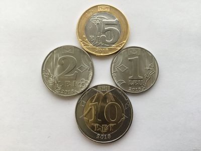 Лот: 13563864. Фото: 1. Молдова Молдавия 1,2, 5 и 10 лей... Наборы монет