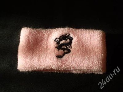 Лот: 39625. Фото: 1. розовый махровый ободок на голову... Красноярск