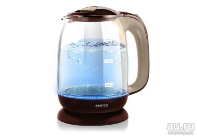 Лот: 15276536. Фото: 1. Чайник Centek CT-0034 стекло 1... Чайники, кофемашины, кулеры