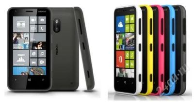 Лот: 2599445. Фото: 1. Nokia Lumia 620 BLACK. Смартфоны