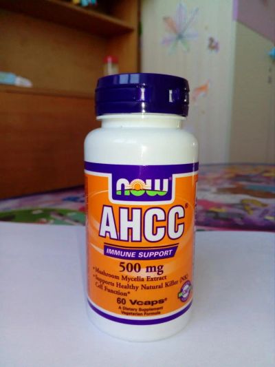 Лот: 10967370. Фото: 1. AHCC 500 мг, 60 капсул. Народная медицина, БАДы
