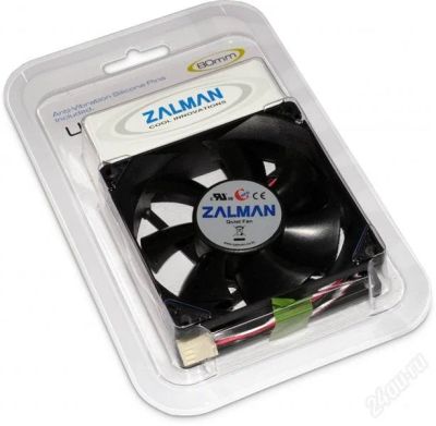 Лот: 1044986. Фото: 1. Вентилятор Zalman ZM-F1 Plus 80x80x25mm... Системы охлаждения