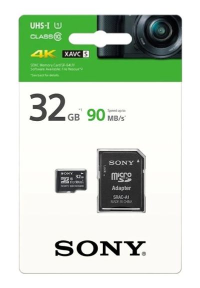 Лот: 10404584. Фото: 1. Карта памяти SONY 32 ГБ MicroSDHC... Карты памяти