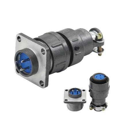 Лот: 17509085. Фото: 1. Авиационный разъем CX16Z3FG1 3pin. Разъёмы