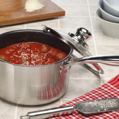 Лот: 24959136. Фото: 1. Ковш Swiss Diamond Nonstick Clad. Кастрюли