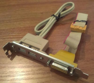 Лот: 3741516. Фото: 1. Планка на заднюю панель USB 2... Платы расширения, контроллеры, доп. порты