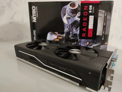 Лот: 15231694. Фото: 1. RX 470 Nitro 8Gb Sapphire. Видеокарты