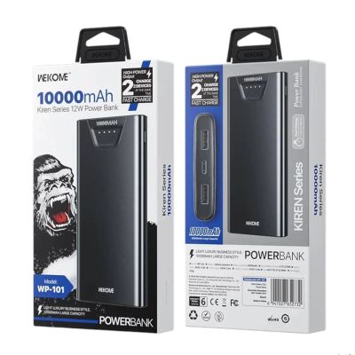 Лот: 25795125. Фото: 1. POWER BANK WEKOME WP-101 10000mAh... Внешние, портативные аккумуляторы для смартфонов (Power bank)