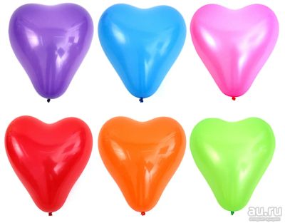 Лот: 16908414. Фото: 1. Шары воздушные 12", 10 шт, цветные... Воздушные шары