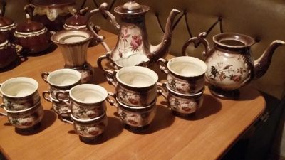 Лот: 10615276. Фото: 1. сервиз кофейно чайный раритет. Сервизы, наборы посуды