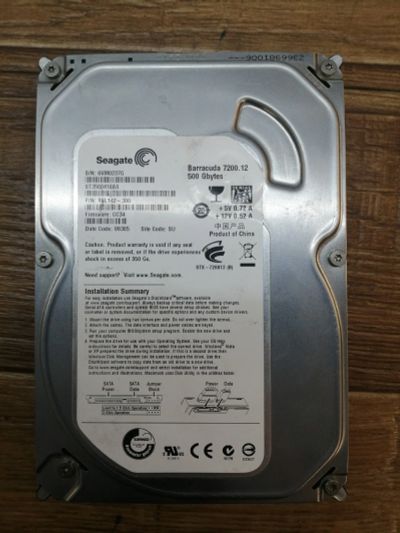 Лот: 17114559. Фото: 1. Жесткий диск 500gb Sata HDD Seagate... Жёсткие диски (HDD)