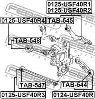 Лот: 4220245. Фото: 1. Рычаг задней подвески Lexus LS460... Ходовая, подвеска, рулевое управление