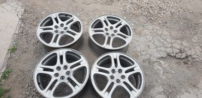 Лот: 11929006. Фото: 1. Диски Subaru R17 7J пара целых... Диски