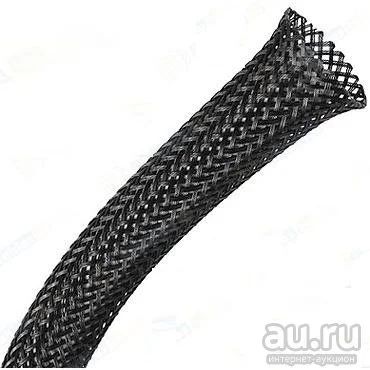 Лот: 17252683. Фото: 1. Оплетка для кабеля SS10 черный... Аксессуары для автозвука