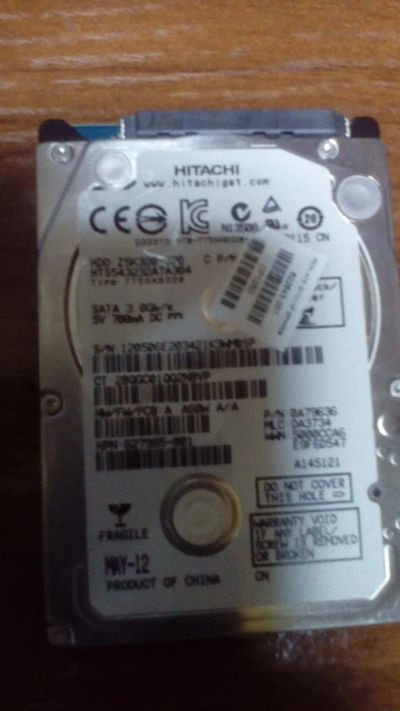 Лот: 8471924. Фото: 1. Жесткий диск от ноутбука. Читайте... Жёсткие диски (HDD)