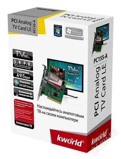 Лот: 898541. Фото: 1. ТВ Тюнер Kworld PCI TV NXP KW-PC155-A... ТВ-тюнеры и карты захвата