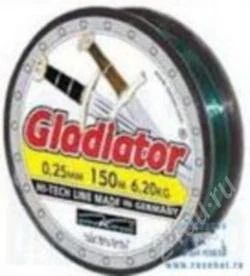 Лот: 2018507. Фото: 1. Леска "Gladiator" 150м 0,25 (6... Леска, блесны, крючки, мормышки