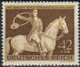 Лот: 18575670. Фото: 1. 1943. Германская империя. Коричневые... Марки