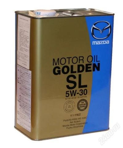 Лот: 2111652. Фото: 1. MAZDA GOLDEN SL SAE 5W30 (4л... Масла, жидкости