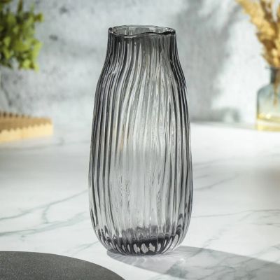 Лот: 24093395. Фото: 1. Ваза стекло, настольная, 26 см... Вазы