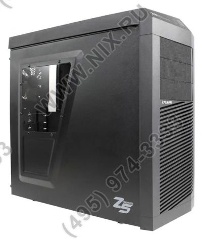 Лот: 3766666. Фото: 1. Zalman Z5 Plus Black ATX без БП... Корпуса, блоки питания