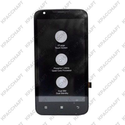 Лот: 10494364. Фото: 1. Дисплей Lenovo A680 + тачскрин... Дисплеи, дисплейные модули, тачскрины