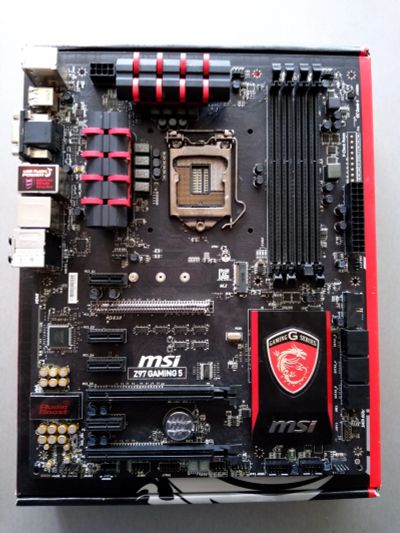 Лот: 16296598. Фото: 1. Материнская плата MSI Z97 Gaming... Материнские платы