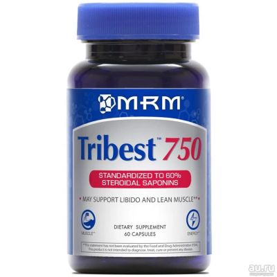 Лот: 8743772. Фото: 1. Трибулус , MRM, Tribest 750, 60... Спортивное питание, витамины