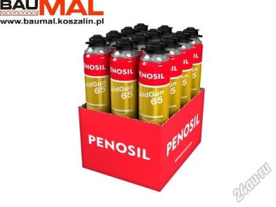 Лот: 5732983. Фото: 1. Пена монтажная Penosil gold 65. Клеи, герметики, пена монтажная, клейкие ленты
