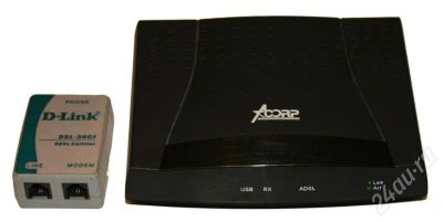 Лот: 249498. Фото: 1. USB ADSL (A) модем ACORP. Проводные модемы