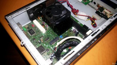 Лот: 13402211. Фото: 1. Материнка в корпусе, Intel D510MO... Компьютеры в сборе