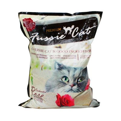 Лот: 10406583. Фото: 1. Наполнитель fussie cat rose для... Миски, лотки, наполнители