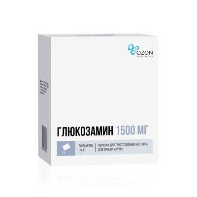 Лот: 23710090. Фото: 1. Глюкозамин пор. д приг. р-ра д... Лекарства